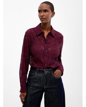 Contemporaine Floral Lace Slim - Red