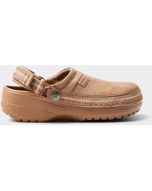 Crocs™ Embroidered Ribbon Faux - Brown