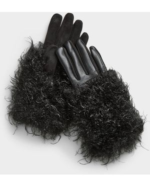 Simon's Bouclé Faux - Black