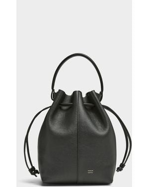 Mansur Gavriel Dea Leather Bucket Bag - Black