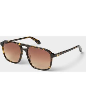 Quay On The Fly Aviator Sunglasses - Grey