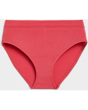 Miiyu Stretch Comfort Bikini Panty Organic Cotton And Tm Modal - Pink