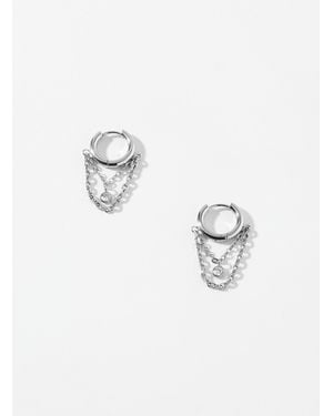 Simon's Chain Hoops - White