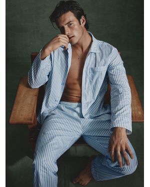 Pockies Striped Pyjama Pant - Blue