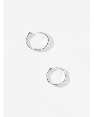 Pilgrim Wavy Earrings - White
