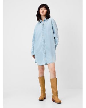 Twik Supple Denim Shirtdress - Blue