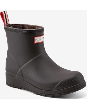 HUNTER Play Solid Insulated Short Rain Boots Women - White
