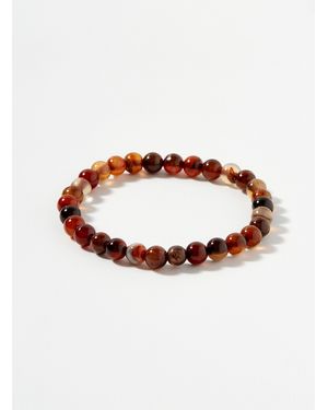 Simon's Shaded Beads Bracelet - Brown