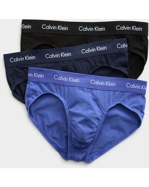 Calvin Klein Classic Stretch Cotton Briefs 3 - Blue