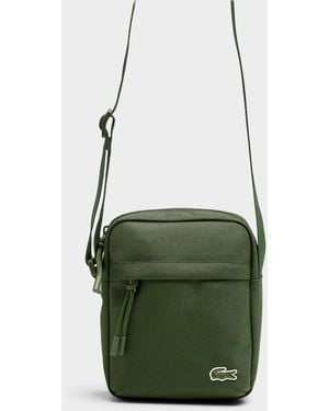 Lacoste Logo Vertical Camera Bag - Green