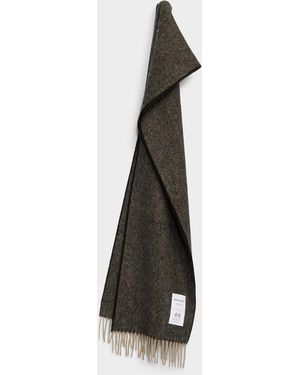 Norse Projects Moon Pure Lambswool Twill Scarf - White