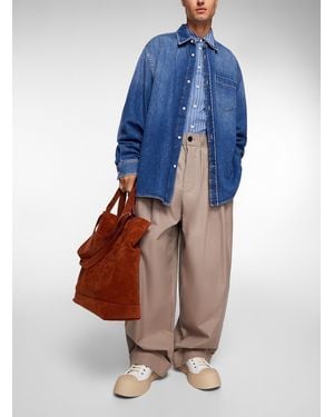 Marni Oversized Denim Shirt - Blue
