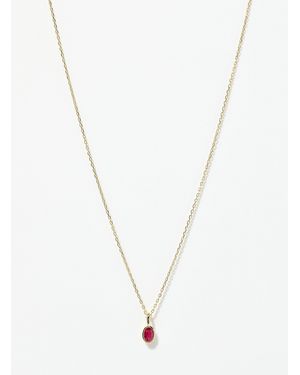Midi34 Small Birthstone Chain Exclusive Simons X Collection - White