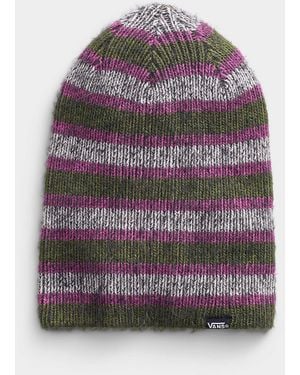 Vans Striped Fluffy Tuque - Grey