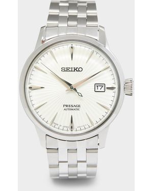 Seiko Presage Cocktail Time Silver Watch - Metallic