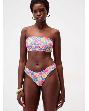 Rip Curl Retro Flower Thong Reversible - Red