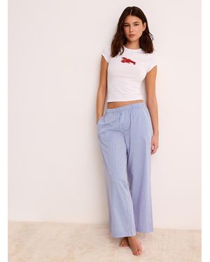 Miiyu Cute Poplin Pyjama Pant - Multicolour