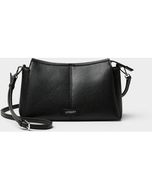 Lambert Eleanor Pebbled Crossbody Bag - Black