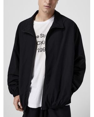 Acne Studios Embroidered Logo Track Jacket - Black