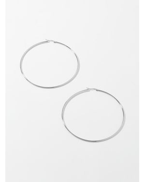 Simon's Xxl Hoop Earrings - Natural