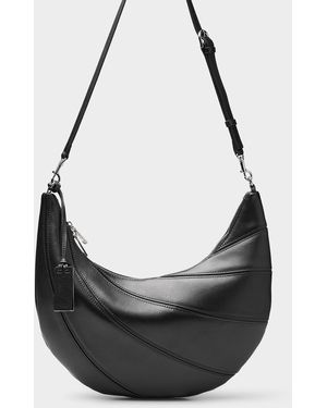 Joy Gryson Layer Leather Shoulder Bag - Black