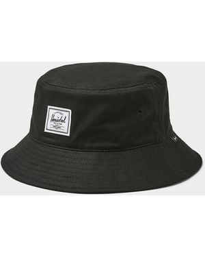 Herschel Supply Co. Contrasting Logo Emblem Bucket Hat - Black