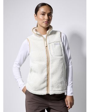 Columbia West Bend Plush Polar Fleece Vest - White