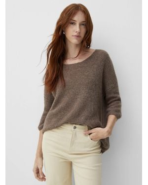 Soaked In Luxury Tuesday Wool Sweater - Brown