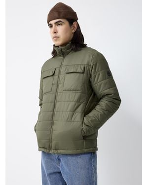 Quartz Co. Neal Quilted Jacket - Green