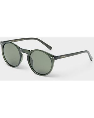 Miller Kubu Round Sunglasses - Green