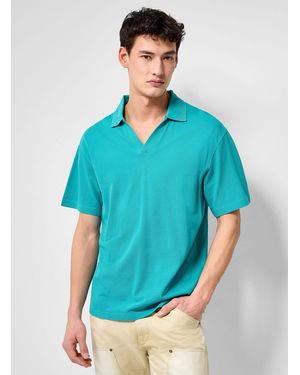 Scotch & Soda Johnny Collar Piqué Polo - Blue
