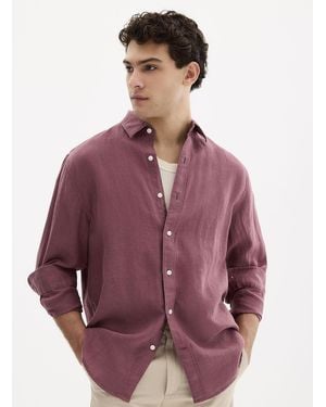 Le 31 100% European Linen Long - Purple