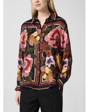 FARM Rio Flowy Crepe Floral Shirt - Red