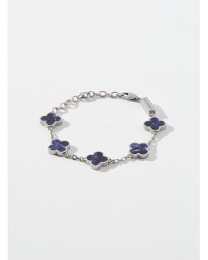 Steel and Barnett Geo Clover Bracelet Available Exclusively At Simons - Blue