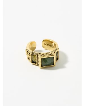 La2l Rhaenira Pivot Ring - Metallic