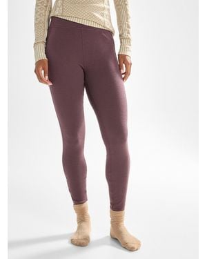 Kari Traa 100% Merino Solid Thermal legging Length : 28.5" - Purple