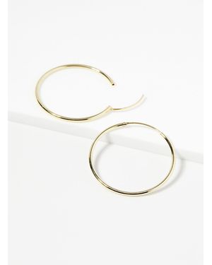 Midi34 Florence Hoops Exclusive Simons X Collection - Metallic