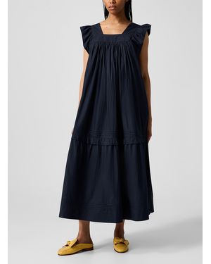 Skall Studio Alina Ruffled Maxi Dress - Blue