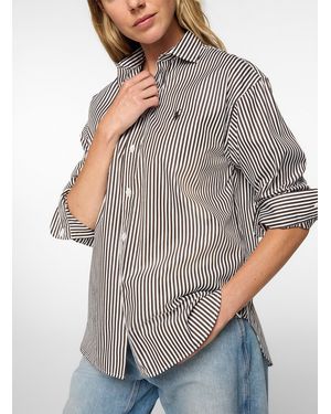 Polo Ralph Lauren Pure Cotton Striped Shirt - Grey