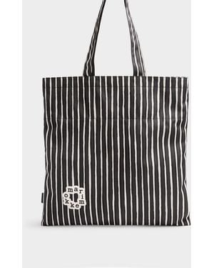 Marimekko Metka Piccolo Black And White Tote