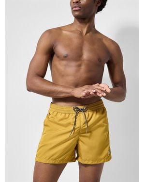 Paul Smith Zebra Crest Swim Trunks - Yellow