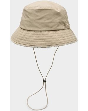 Mads Nørgaard Drawstring Utility Bucket Hat - Natural