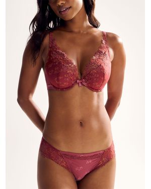Simone Perele Wish Embroidered Flourishes Bikini Panty Nylon And Polyester