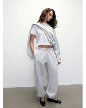 Twik Oversized Fleece sweatpants - Grey