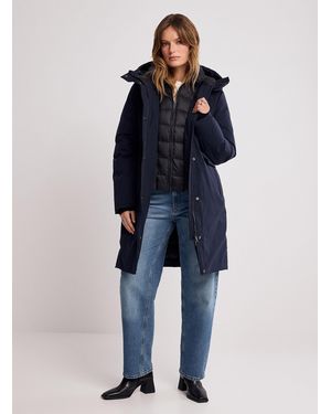 Simon's Removable Quilted Bib Mid - Blue