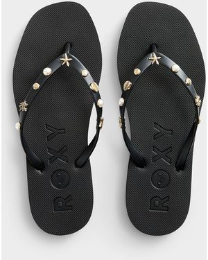 Roxy Hema Ocean Treasures Flip - Black