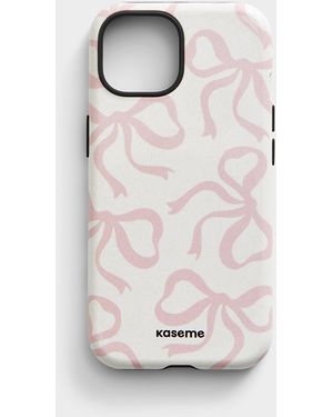 KaseMe Fashion Pattern Iphone 15 Case - White
