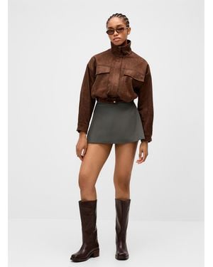 Twik Wrap Skort - Brown