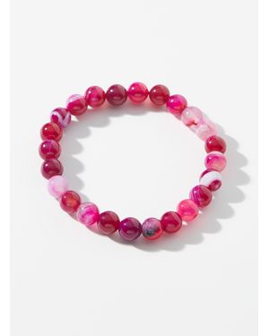 Simon's Shaded Beads Bracelet - Pink