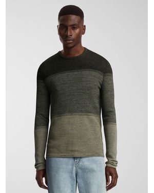 Only & Sons Embossed Ombré Sweater - Green